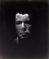 Self-portrait on fur